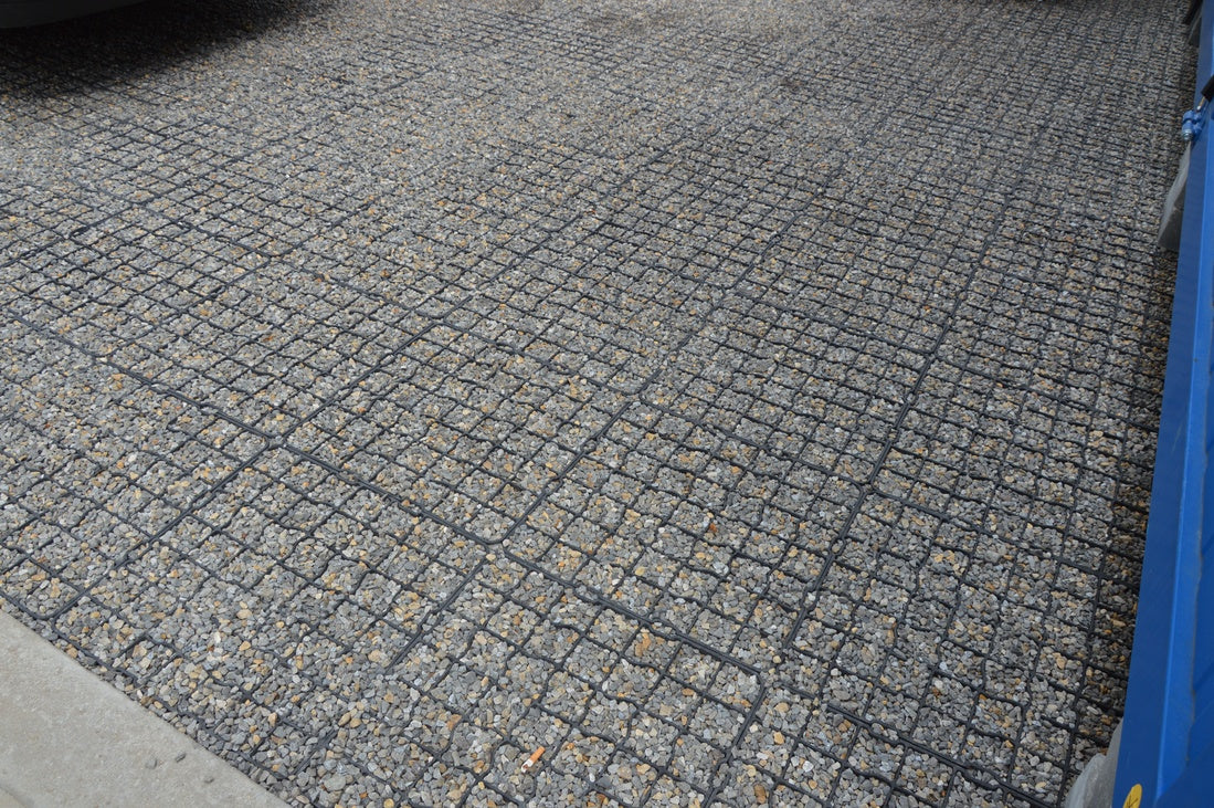 Eco R30 50x50cm - Set 80m2 rejilla césped estabilización taludes y terraplenes