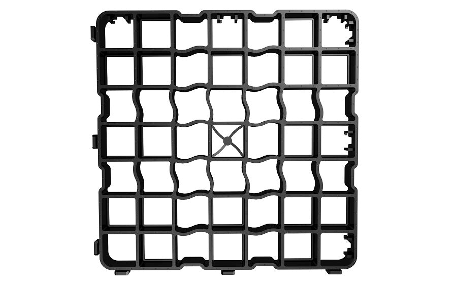 Eco R40 Pro - Set 60m2 - Rejilla de césped para pavimento de losa de césped tipo panal