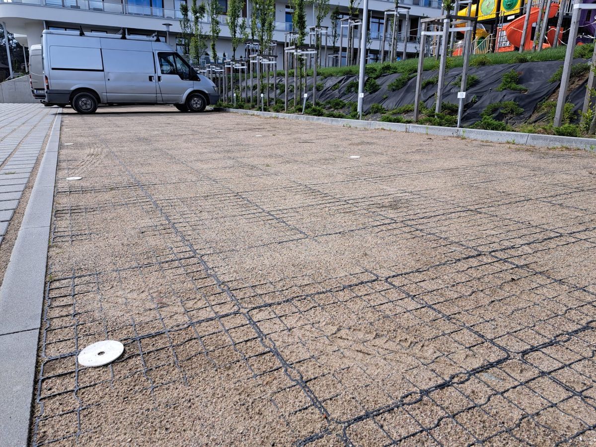 Eco R50 Plus - Set 48m2 Césped Rejilla Pavimento Losa Césped Panal Suelo Panal