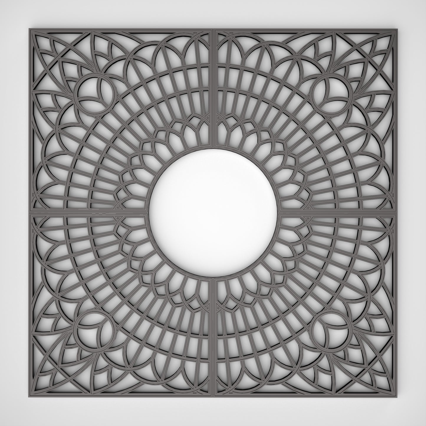 Rejilla de protección para árboles 200x200 cm ⌀ 70cm