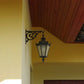 Lámpara colgante Schinkel SMALL con gancho para farol – lámpara de hierro fundido, altura 49 cm, cabezal de farol pequeño, negro, iluminación exterior