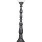 Lámpara de pie Ball Mast Light III GRANDE de hierro fundido, altura 140 cm, cabezal de 25 cm, color negro, iluminación exterior