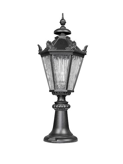 Schinkel Path Light I SMALL – Lámpara de hierro fundido, altura 67 cm, cabezal pequeño, color negro, iluminación exterior