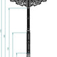 Farola de calle GI 5x cabezal H - 4600mm