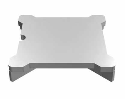 Desagüe de suelo 200x200mm, desagüe profesional de acero inoxidable DN 75, vertical - una pieza - cuadrado 