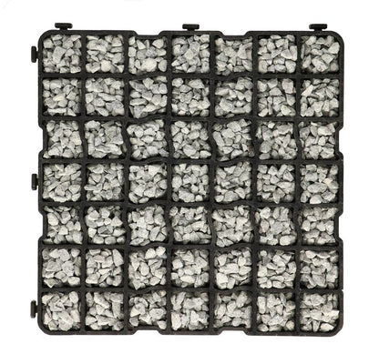 Eco R50 Pro - Set 42m2 césped rejilla pavimento losa césped panal suelo panal 650 toneladas/m2 accesible para camiones