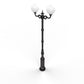 Lampe  Straßenlaterne GI 2x KUGEL H- 2300 mm