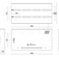 1m Schlitzrinne AS-2S300 Betonrinne Monoblock 50x52cm DN315 D400 E600 F900 Entwässerungsrinne