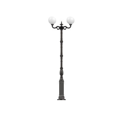 Farola de calle GI 2x BALL H- 3000 mm